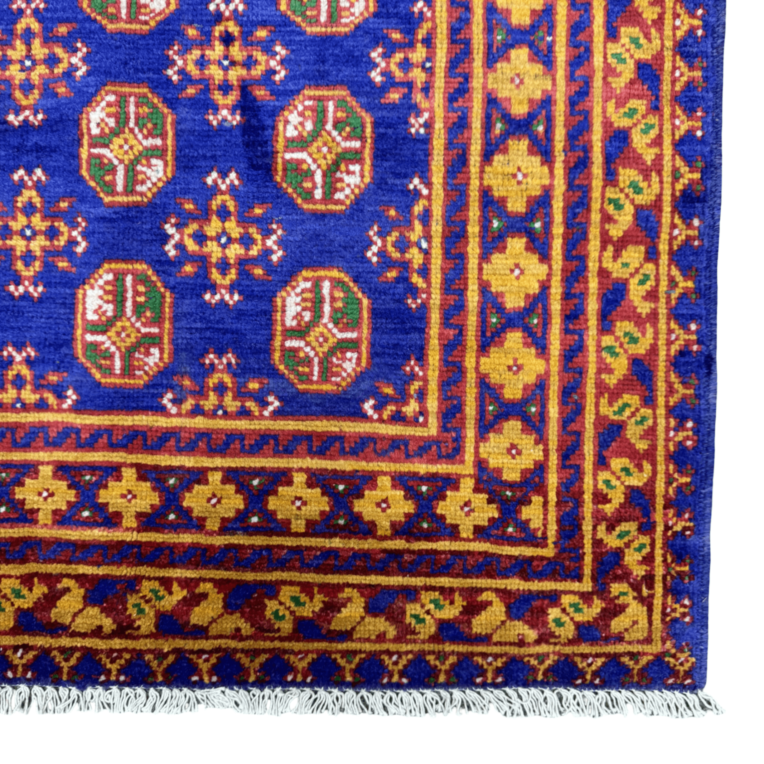 189 x 113 cm Hand-Knotted Afghan Akche Rug