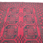 195 x 150 cm Hand-Woven Afghan Akche Rug