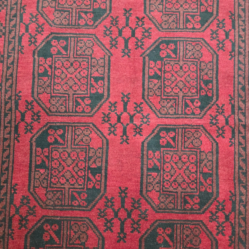 195 x 150 cm Hand-Woven Afghan Akche Rug
