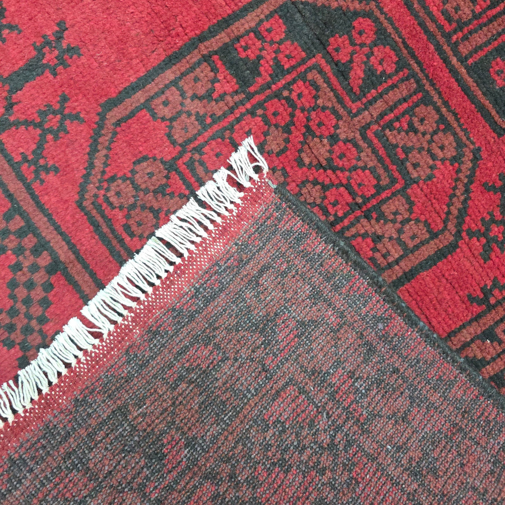 195 x 150 cm Hand-Woven Afghan Akche Rug
