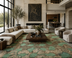 333 x 262 cm Hand-Knotted Ultra Vintage Persian Wool Rug