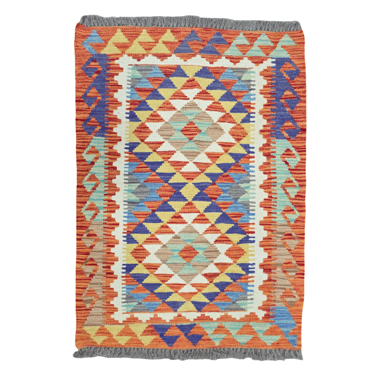 125 x 84 cm Hand Woven Afghan Kilim Rug