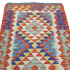 125 x 84 cm Hand Woven Afghan Kilim Rug