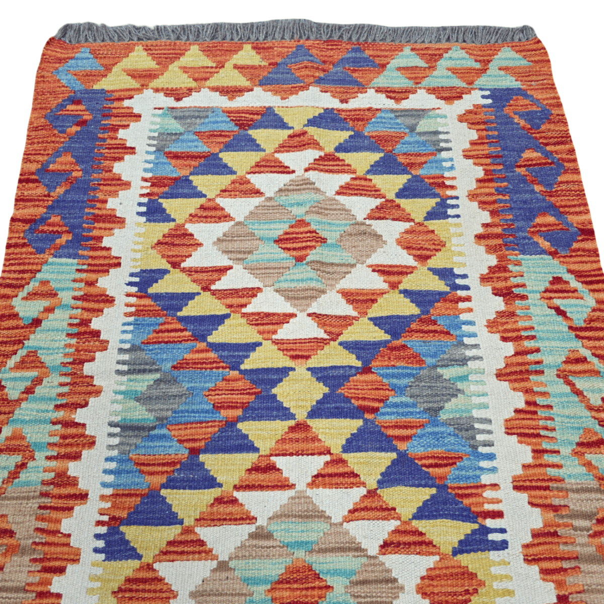 125 x 84 cm Hand Woven Afghan Kilim Rug