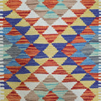 125 x 84 cm Hand Woven Afghan Kilim Rug