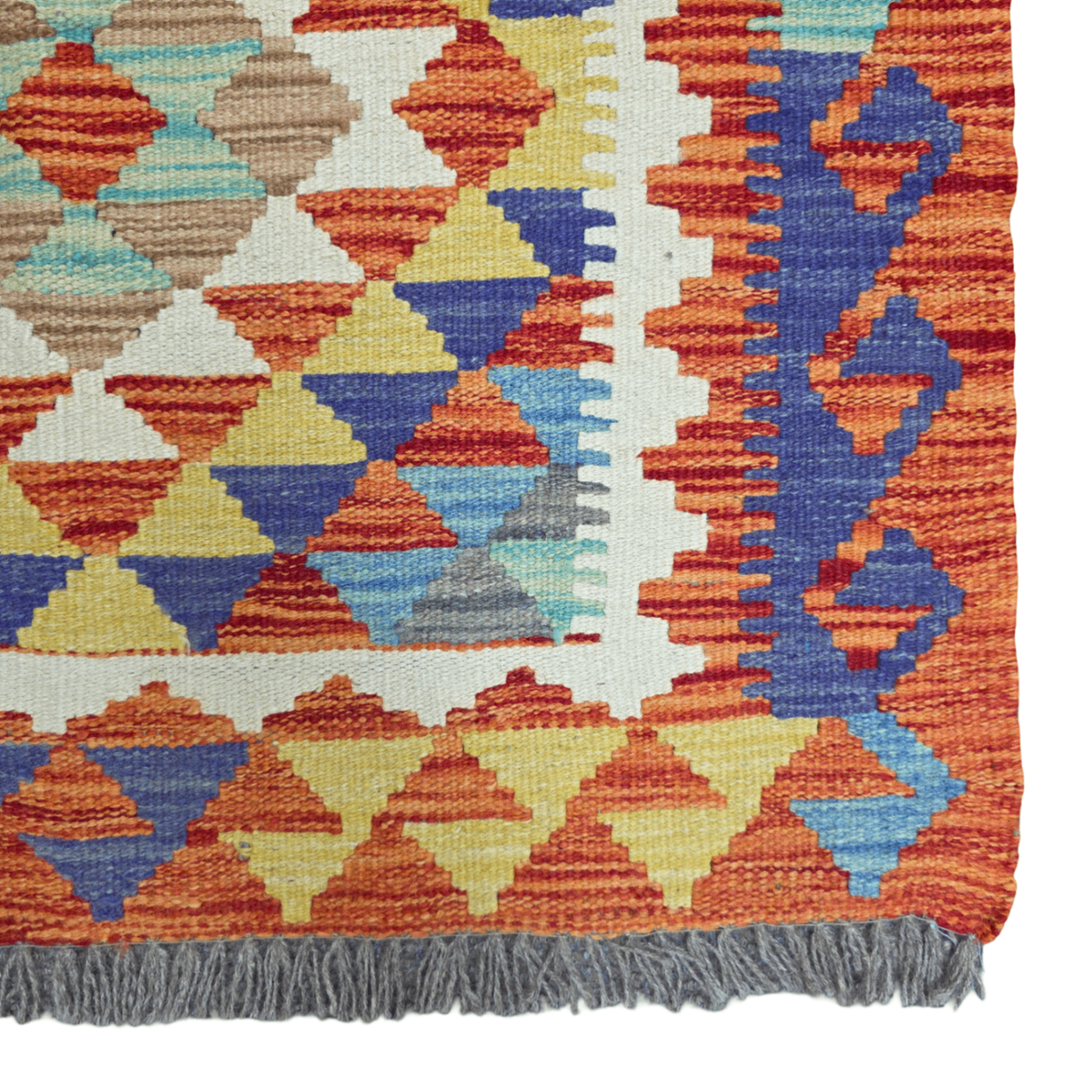 125 x 84 cm Hand Woven Afghan Kilim Rug