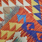 125 x 84 cm Hand Woven Afghan Kilim Rug