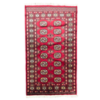 164 x 94 cm Hand Knotted Red Karachi Bokhara – Wool Rug