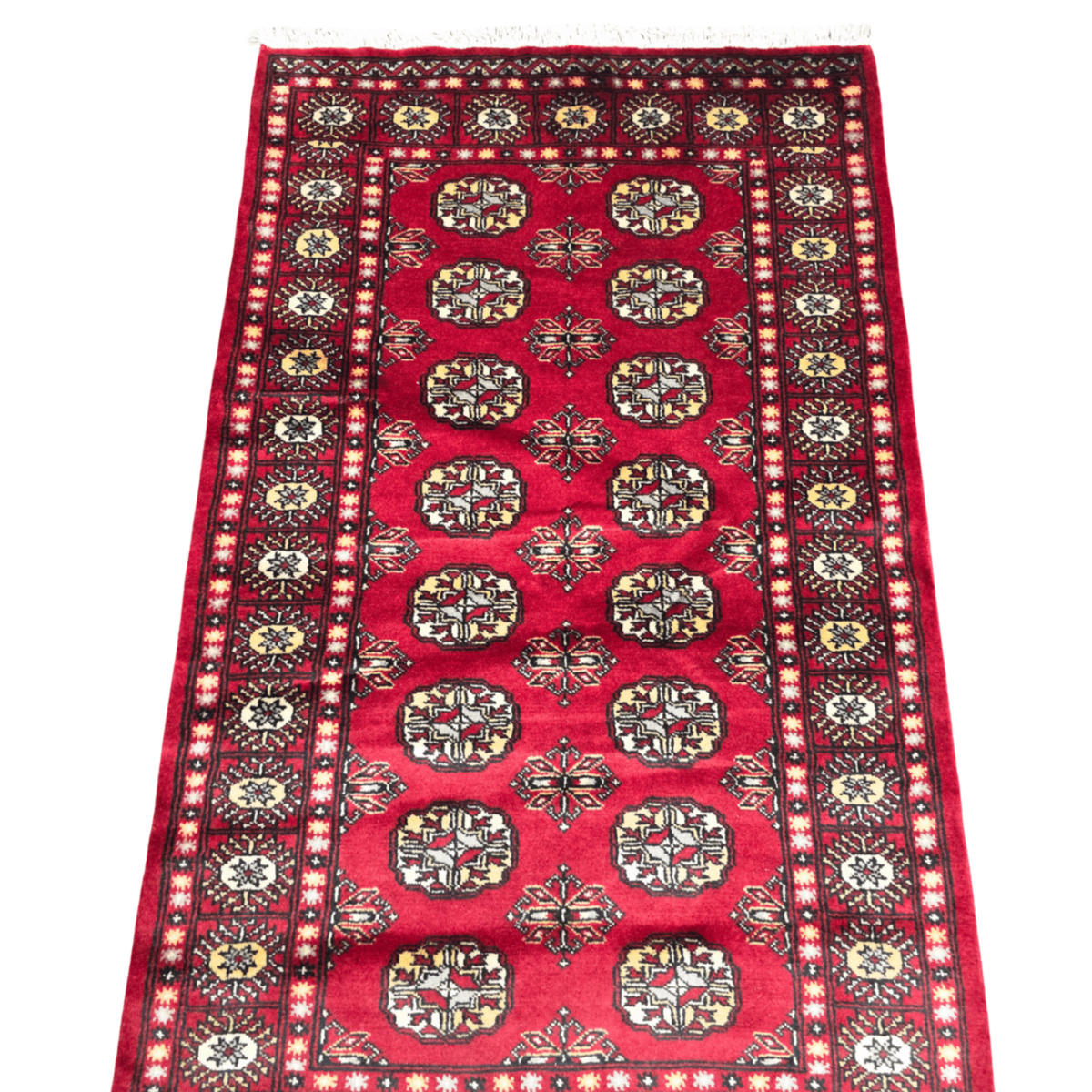 164 x 94 cm Hand Knotted Red Karachi Bokhara – Wool Rug