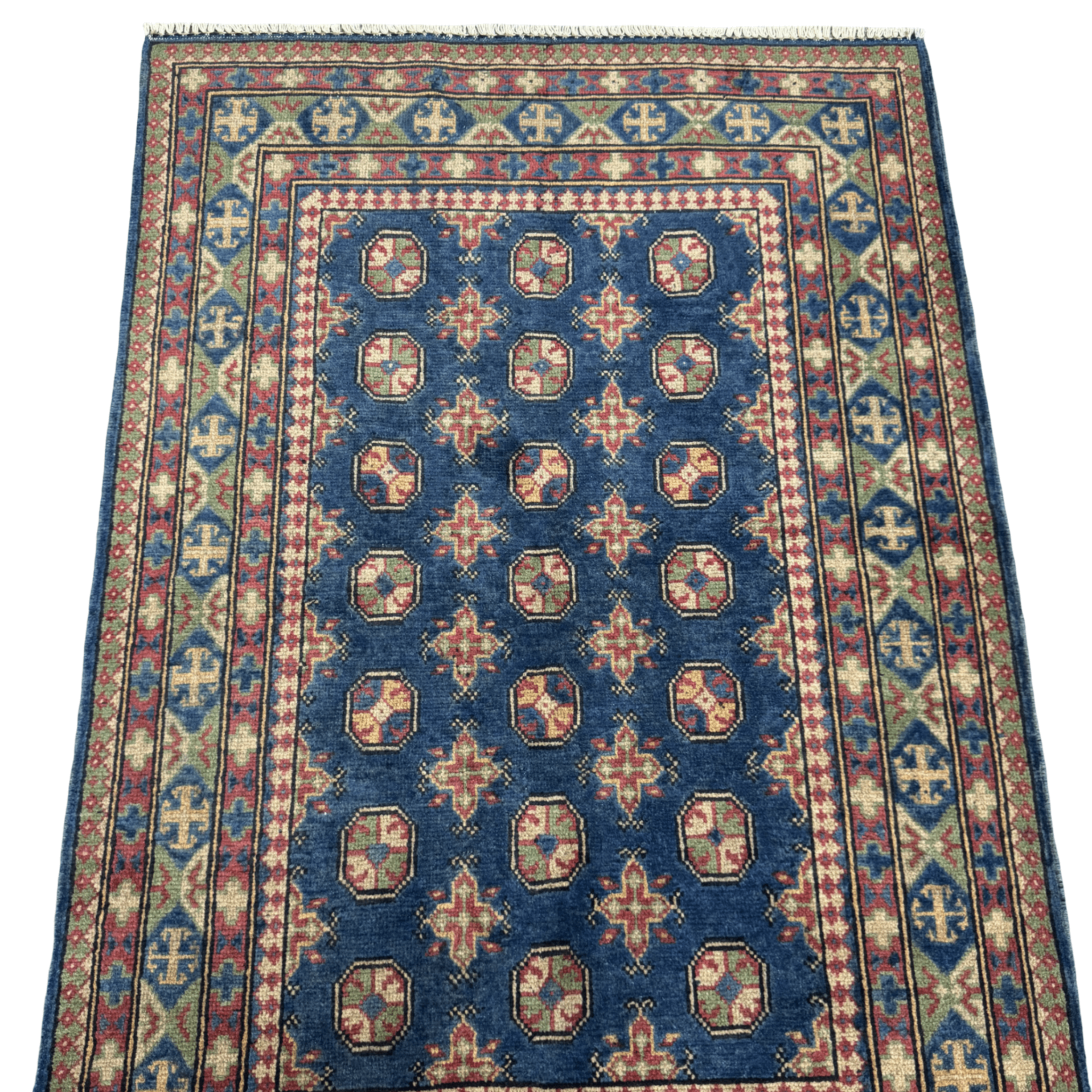 176 x 116 cm Hand-Knotted Afghan Akche,