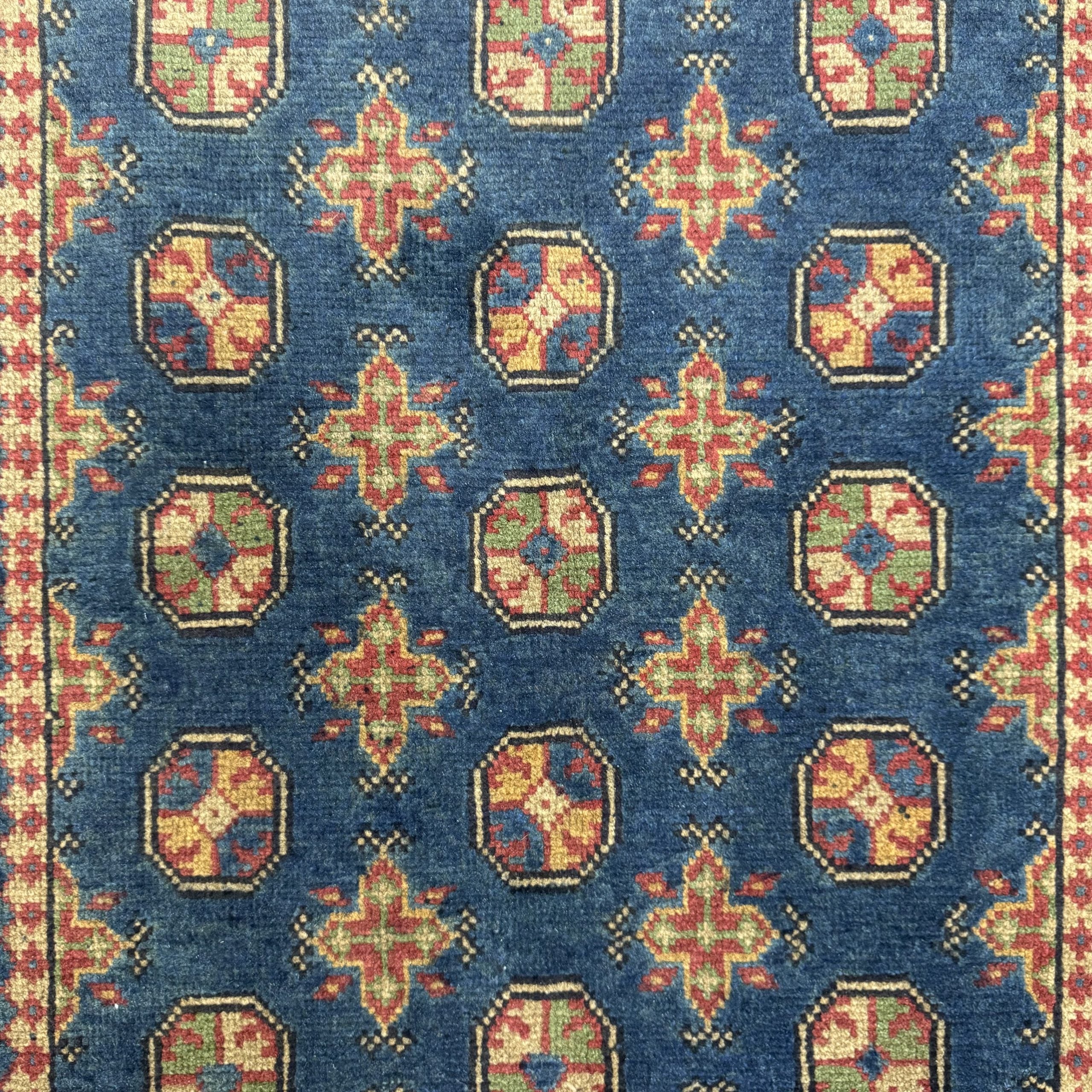 176 x 116 cm Hand-Knotted Afghan Akche,