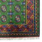 194 x 100 cm Hand-Knotted Afghan Akche Rug