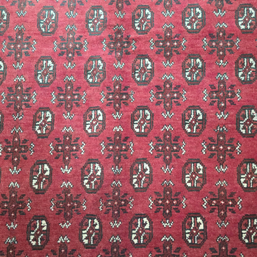 240 x 167 cm Hand-Knotted Afghan Akche Bokhara Rug