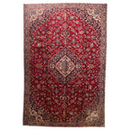 340 x 205 cm Hand-Knotted Persian Kashan Rug