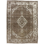 344 x 232 cm Hand-Knotted Ultra Vintage Persian Wool Rug