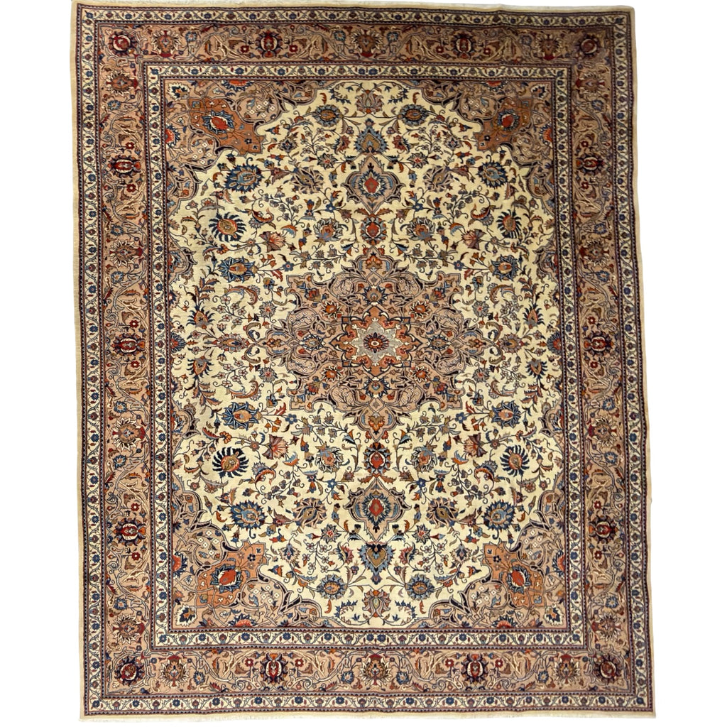 347 x 255 cm Hand-Knotted Persian Kashamar Rug