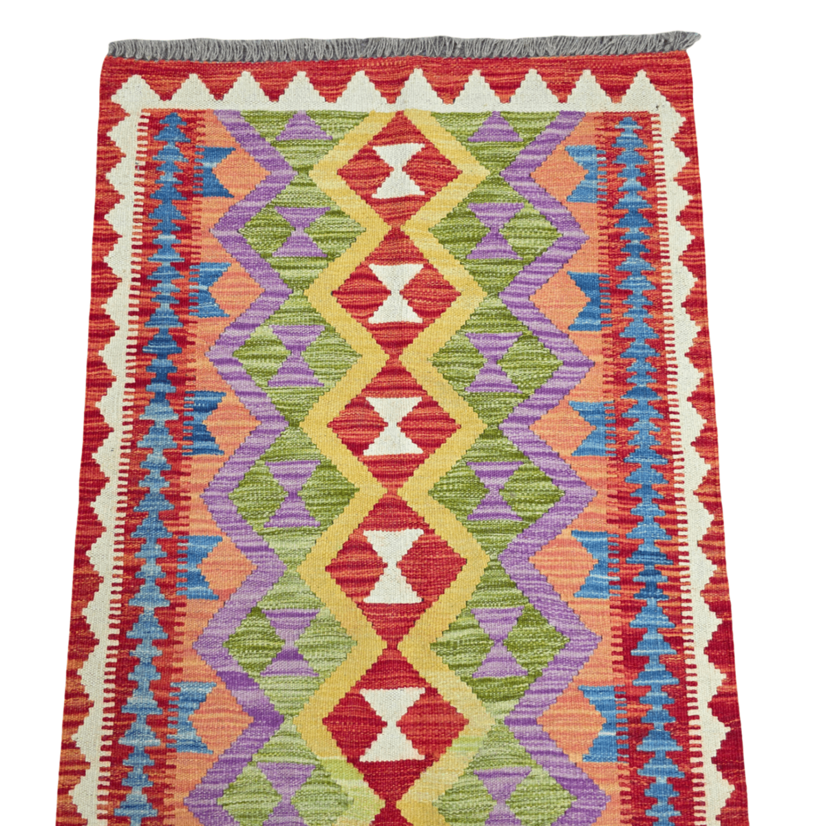 118 x 80 cm Hand Woven Afghan Kilim Rug