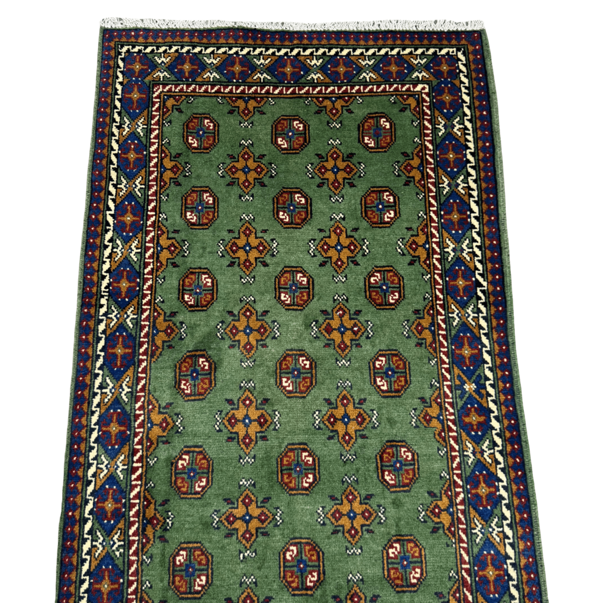 160 x 102 cm Hand-Knotted Color Afghan Akche – Wool Rug