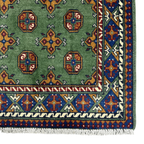 160 x 102 cm Hand-Knotted Color Afghan Akche – Wool Rug