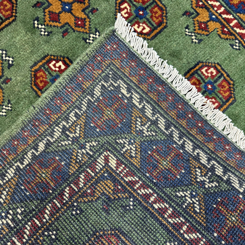 160 x 102 cm Hand-Knotted Color Afghan Akche – Wool Rug