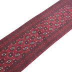 284 x 79 cm Hand-Knotted Red Afghan Akche Runner Rug