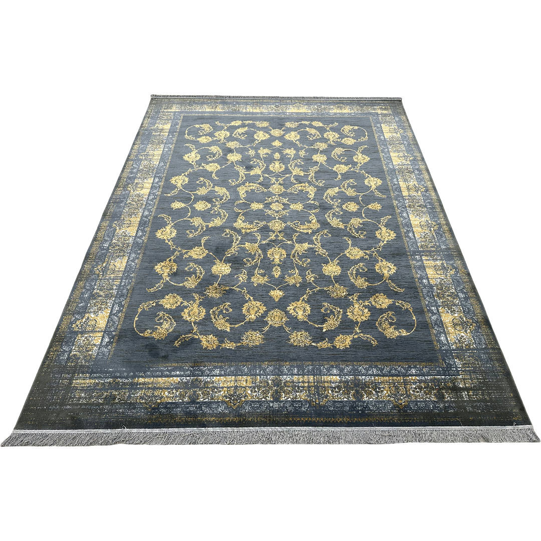 350 x 250 cm Persian Contemporary Grey Machine Made Rug