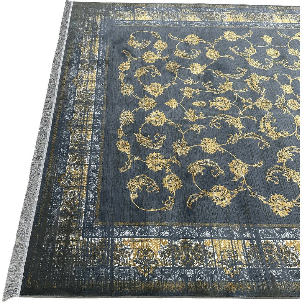 350 x 250 cm Persian Contemporary Grey Machine Made Rug