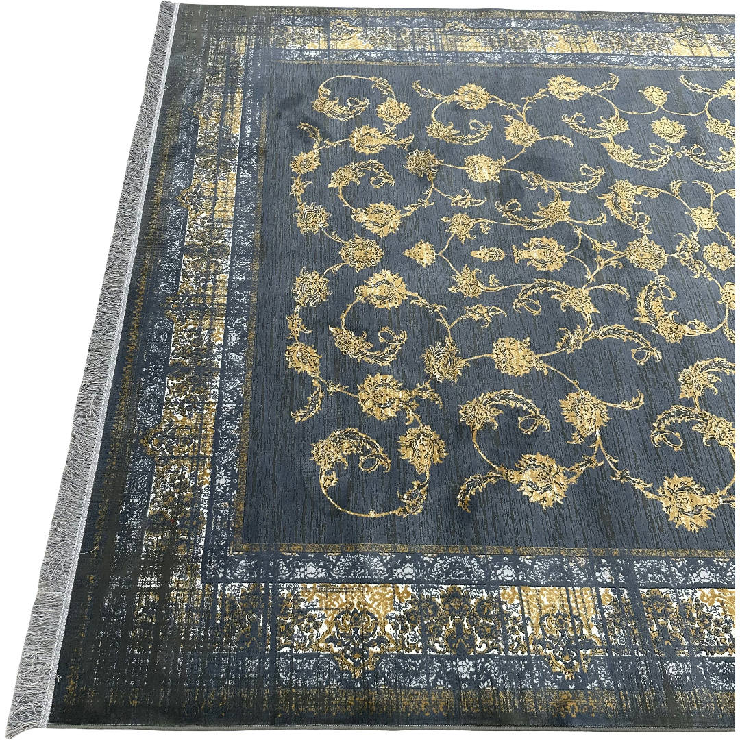 350 x 250 cm Persian Contemporary Grey Machine Made Rug