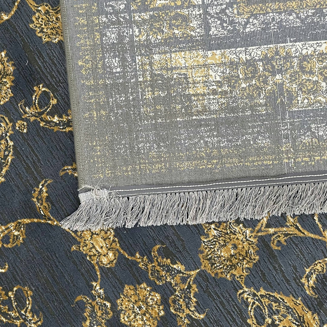 350 x 250 cm Persian Contemporary Grey Machine Made Rug