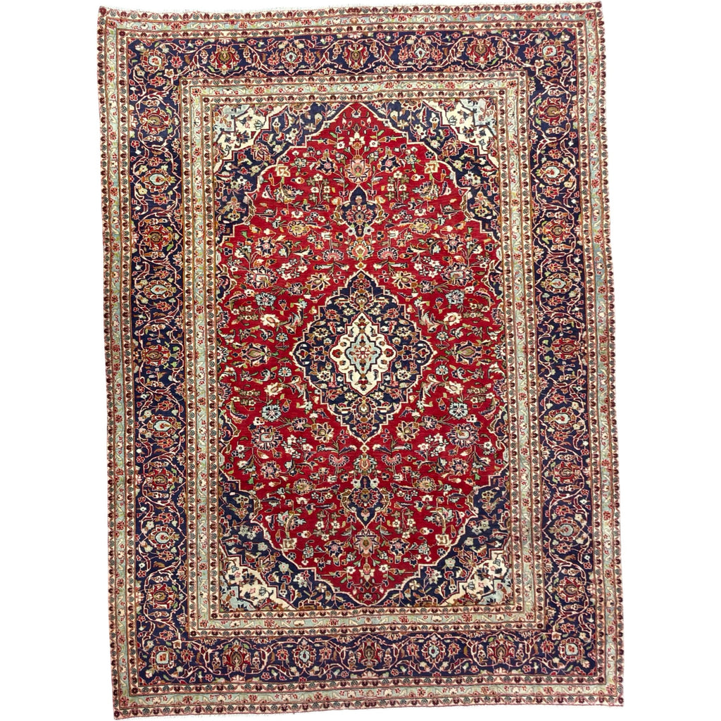 350 x 250 cm Hand-Knotted Persian Kashan Rug
