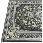 350 x 250 cm Persian Isfahan Gold Grey Machine Made Rug