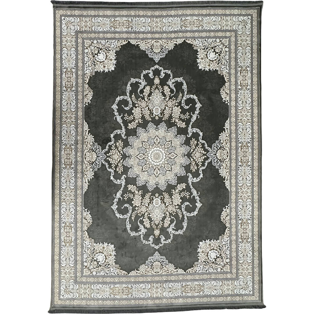 350 x 250 cm Persian Medallion Floral Machine-Made Rug