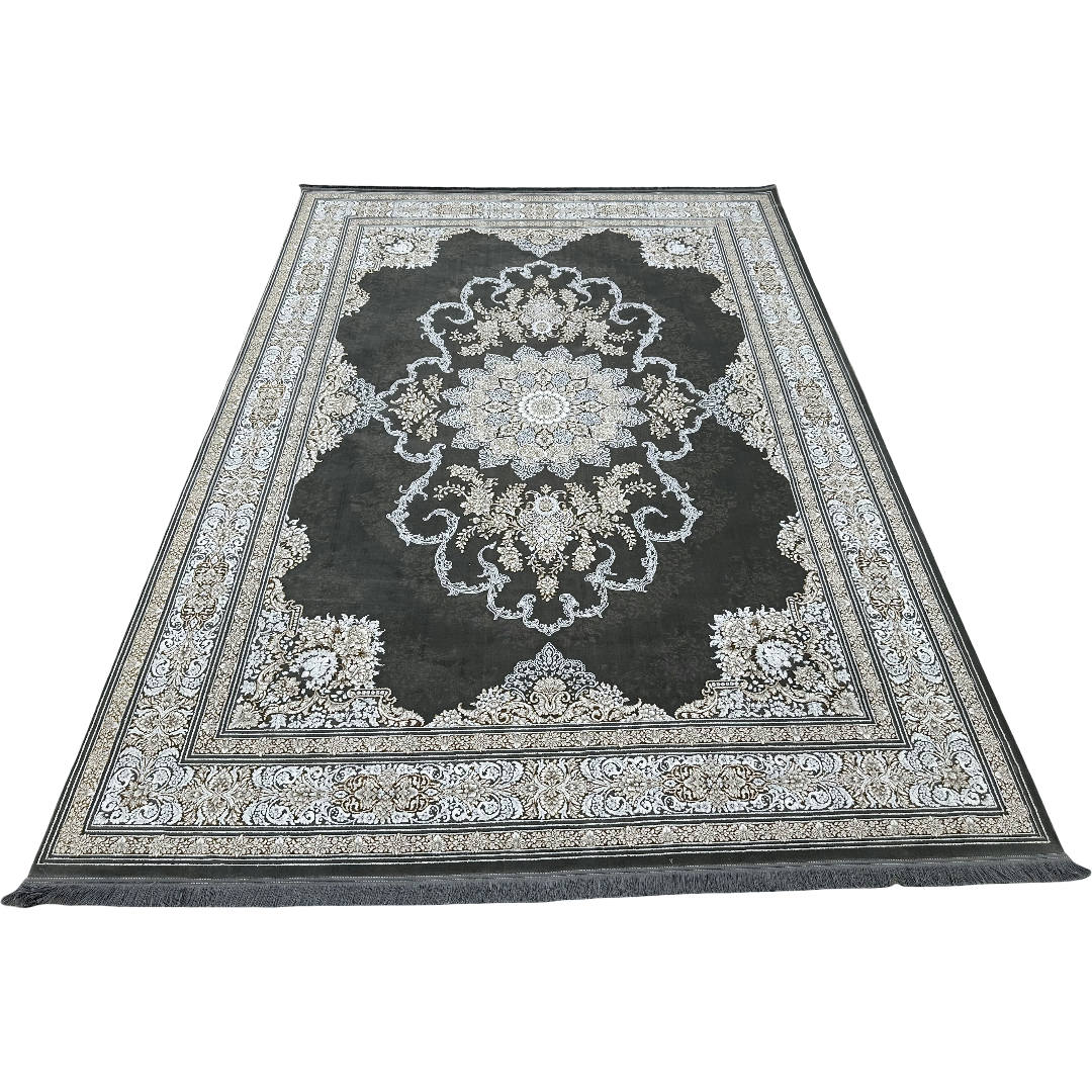 350 x 250 cm Persian Medallion Floral Machine-Made Rug