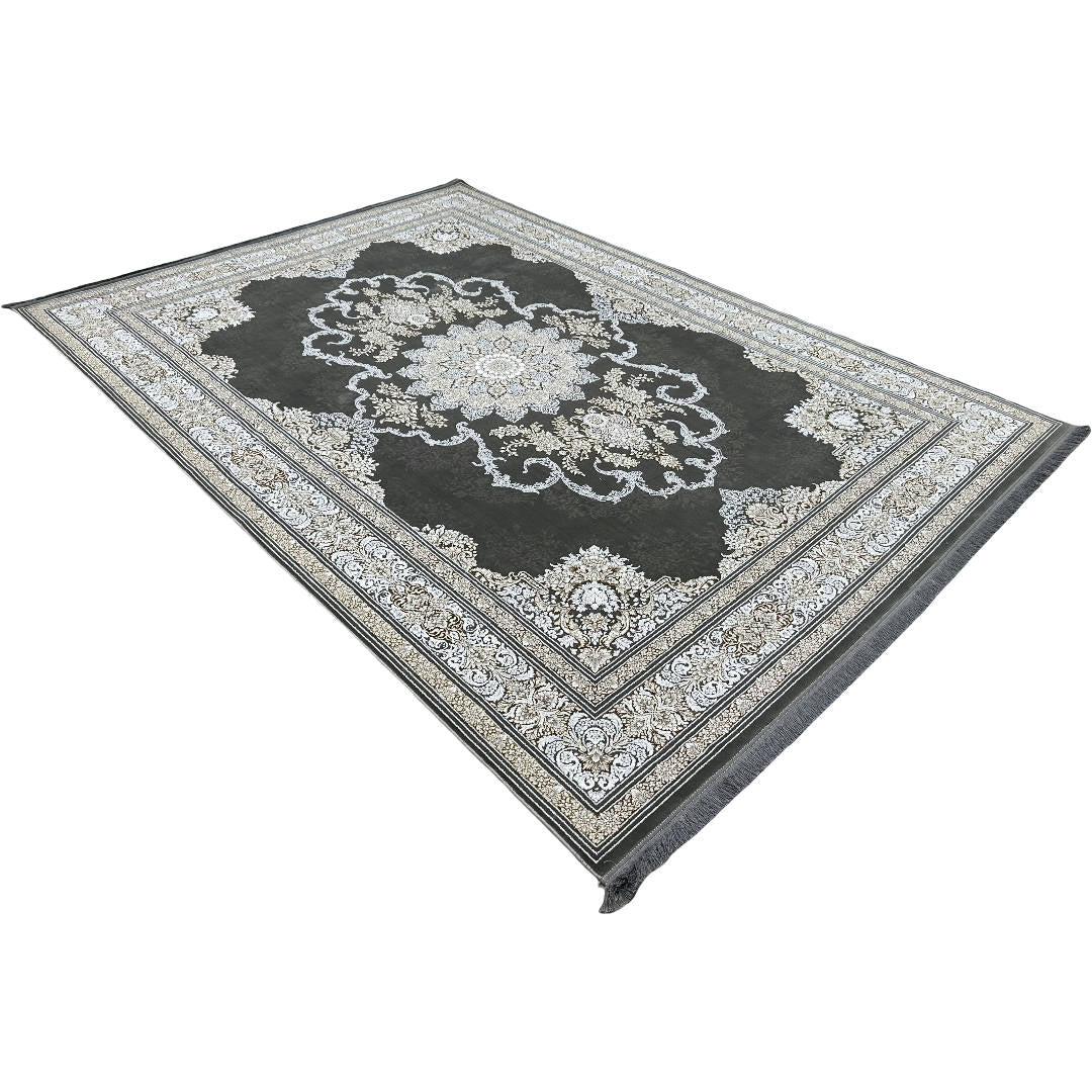 350 x 250 cm Persian Medallion Floral Machine-Made Rug