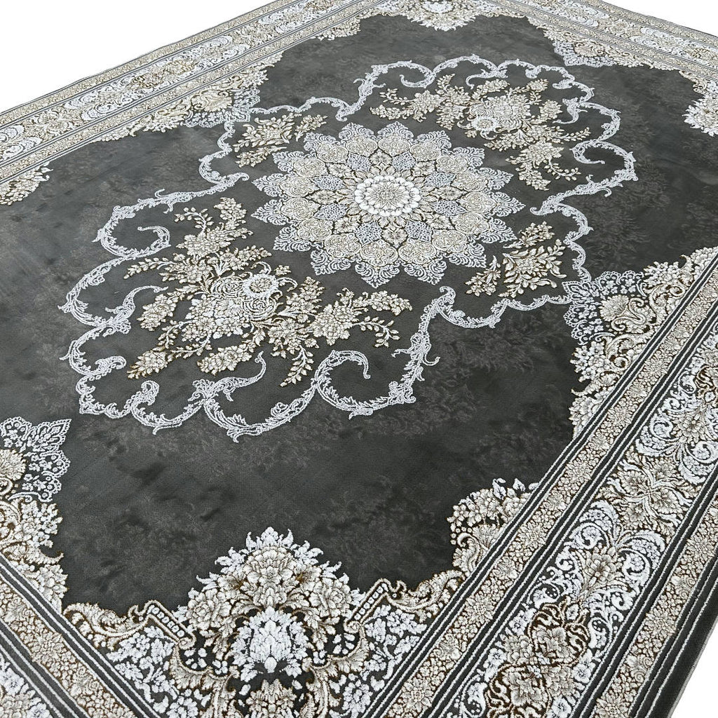 350 x 250 cm Persian Medallion Floral Machine-Made Rug