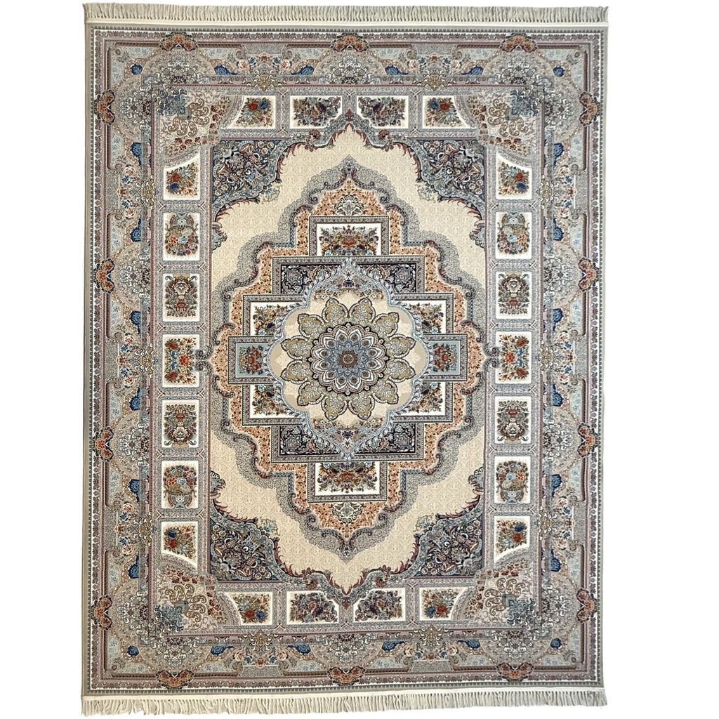 350 x 250 cm Beige Persian Royal Machine Made Rug