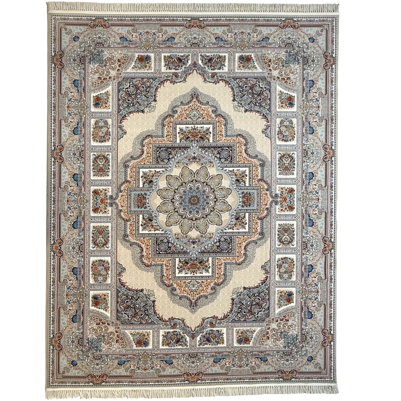 350 x 250 cm Beige Persian Royal Machine Made Rug