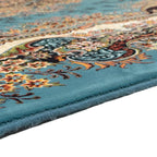 350 x 250 cm Blue Persian Tabriz Floral Rug