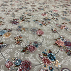 350 x 250 cm Grey All Over Floral Persian Rug