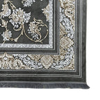 350 x 250cm Grey Floral Persian Machine Made Rug