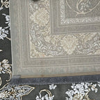 350 x 250cm Grey Floral Persian Machine Made Rug
