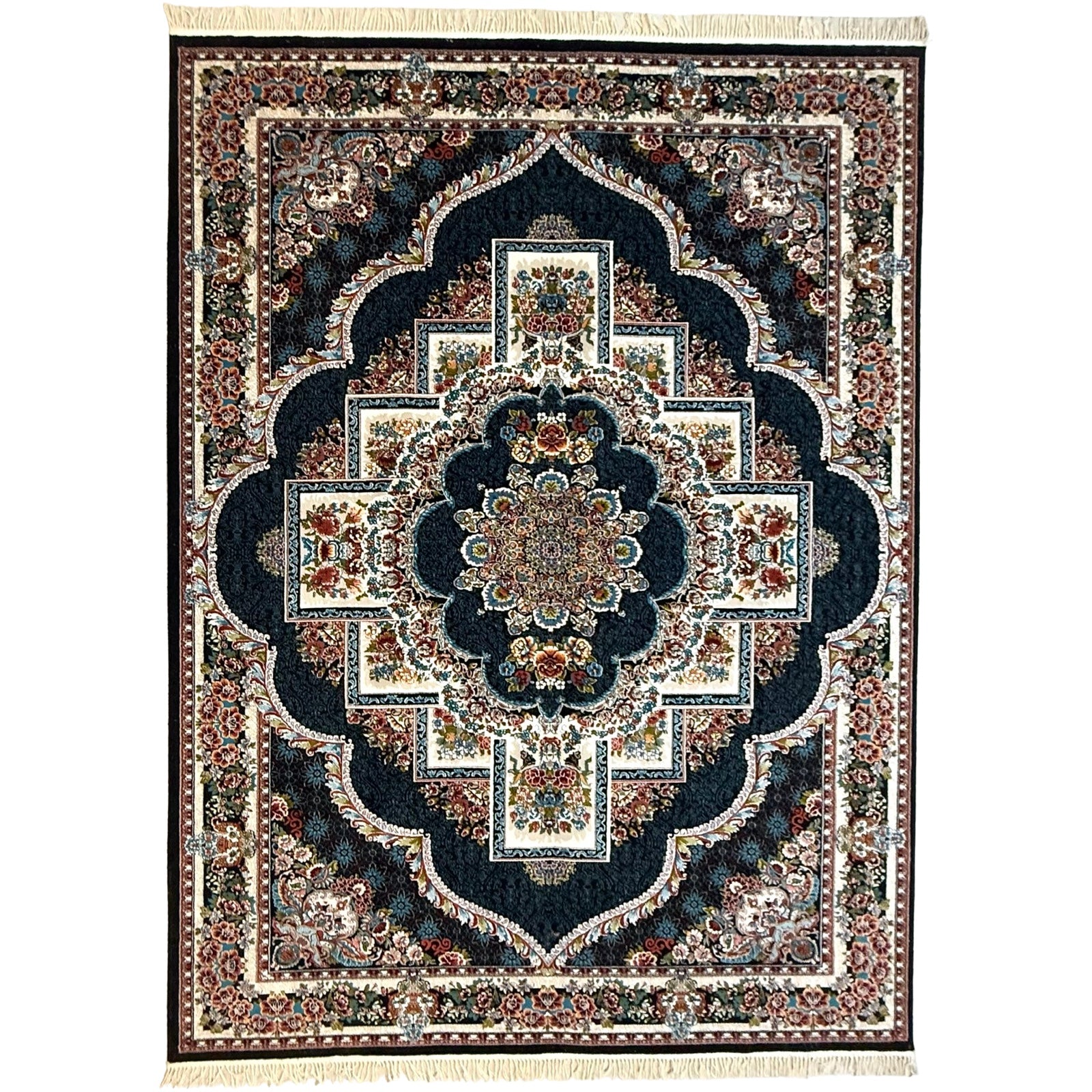350 x 250 cm Imperial Persian Machine Made Black Rug