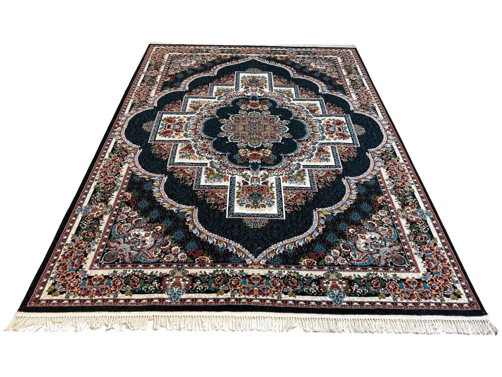 350 x 250 cm Imperial Persian Machine Made Black Rug
