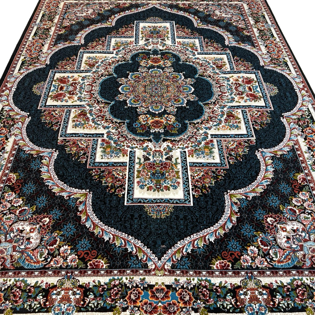 350 x 250 cm Imperial Persian Machine Made Black Rug