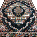 350 x 250 cm Imperial Persian Machine Made Black Rug