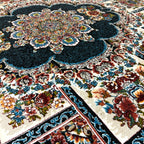 350 x 250 cm Imperial Persian Machine Made Black Rug