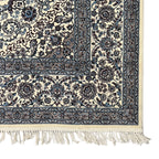 350 x 250 cm Nain Ivory Medallion Design Persian Rug