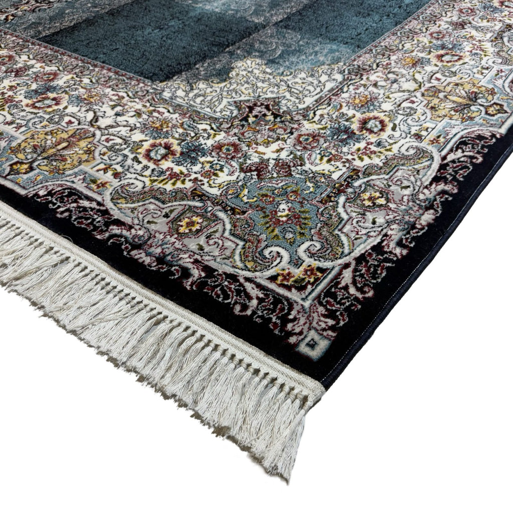 350 x 250 cm Navy Persian Royal Machine Made Rug