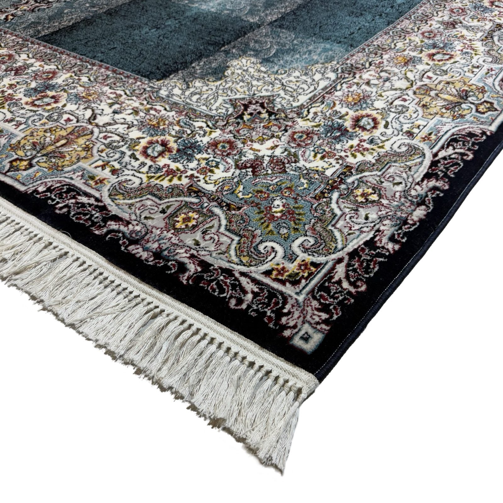 350 x 250 cm Navy Persian Royal Machine Made Rug