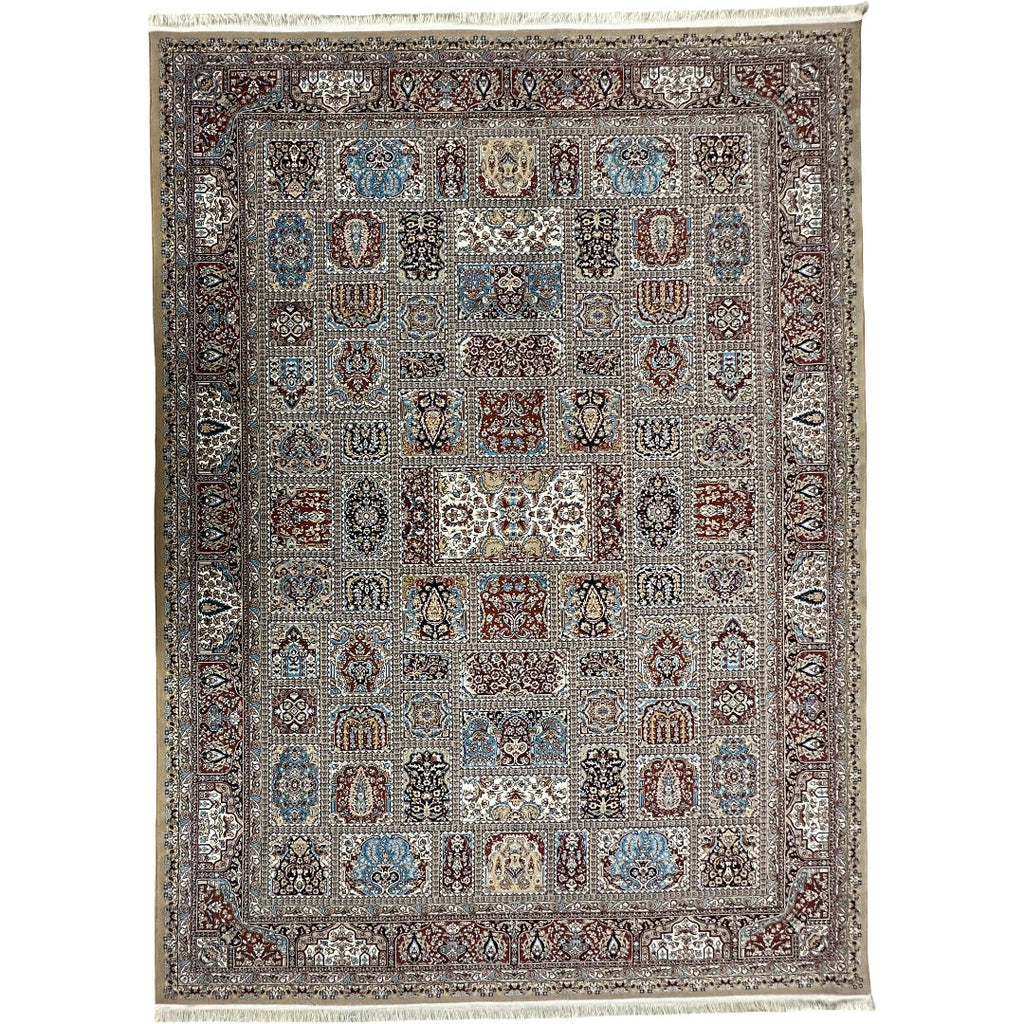 350 x 250 cm Persian Bakhtiari Beige Machine Made Rug